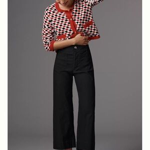 Maeve Colette Black Wide Leg Pants